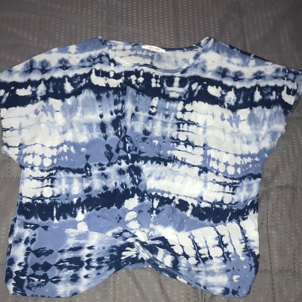 Blue water marble Blouse💙